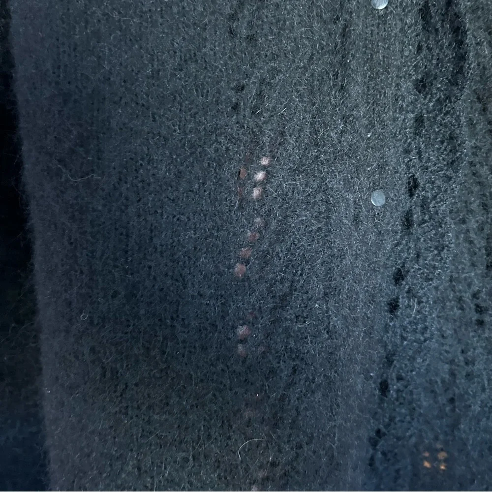 Sezane Angie Black Cardigan Sweater - Picture 4 of 13